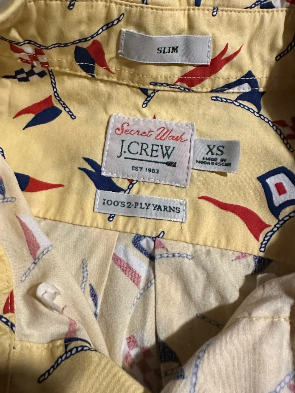 Men’s J Crew XS short sleeve button up